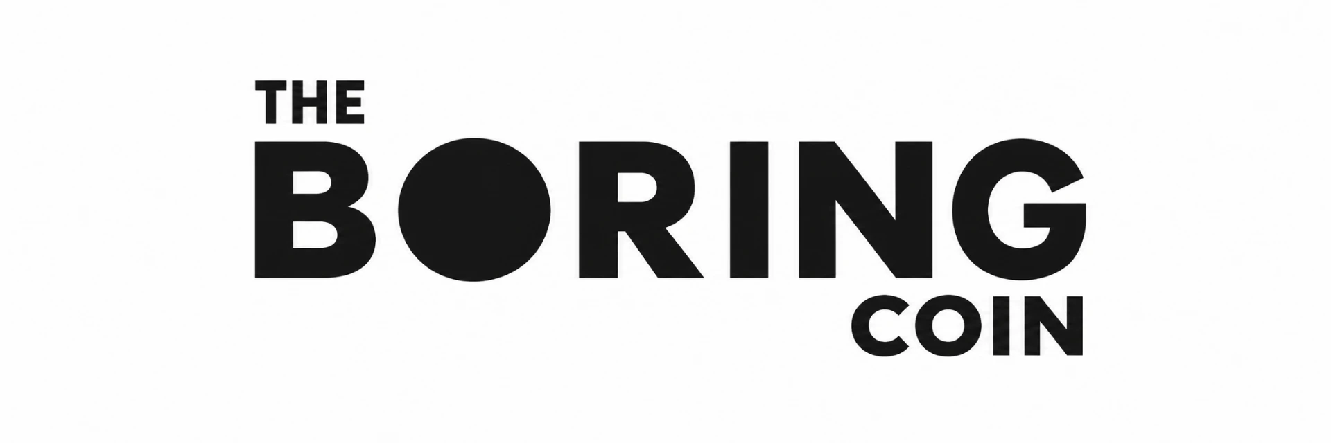 The Boring Coin wordmark